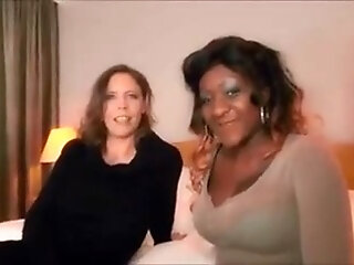 Black MILF Gets Anal By White Dude And White MILF Helps Out