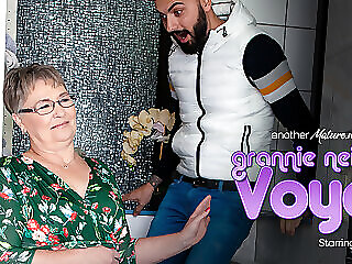 Granny Neighbour Voyeur - Grandma Petra Is Getting A Surprise Visit
