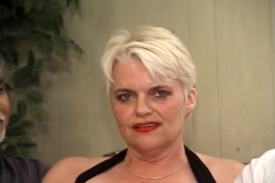 Horny Old Granny Takes On Four Guys