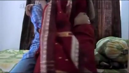 Newly Married in Red Saree Leaked