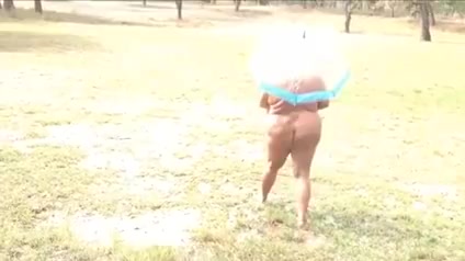 bbw granny walking around nude
