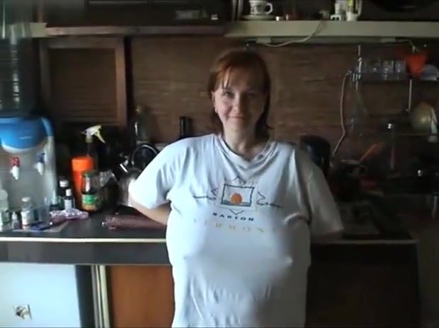 Mature Wife with Massive Tits Exposing Herself